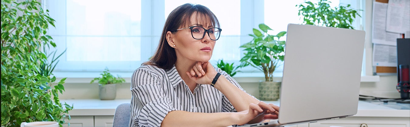 woman searching what is the best savings account